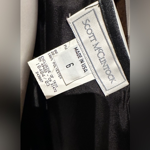 Vintage Scott McClintock drop waist dress. - Picture 8 of 11